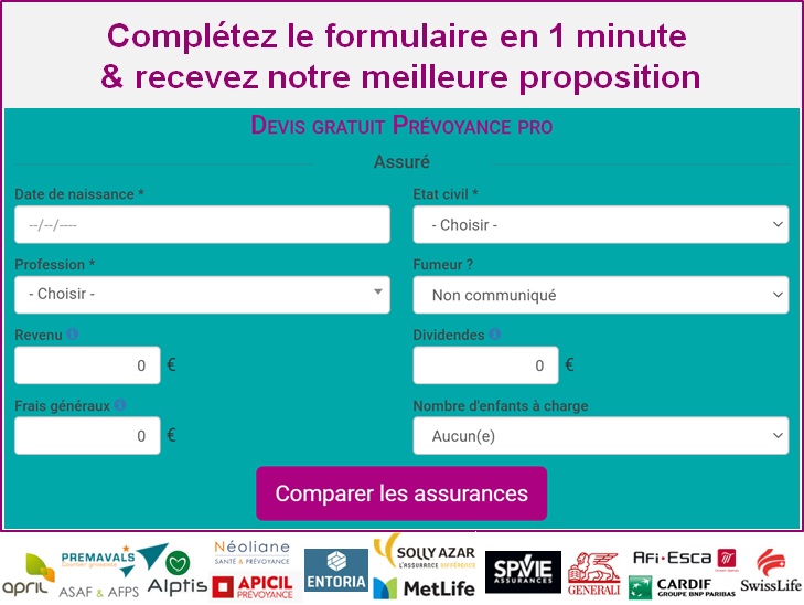 devis et comparateur prévoyance