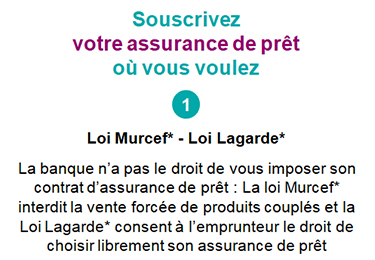 assurance de prêt loi murcef et loi lagarde