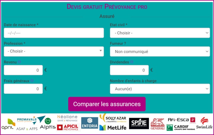 devis comparateur prévoyance professionnelle” class=